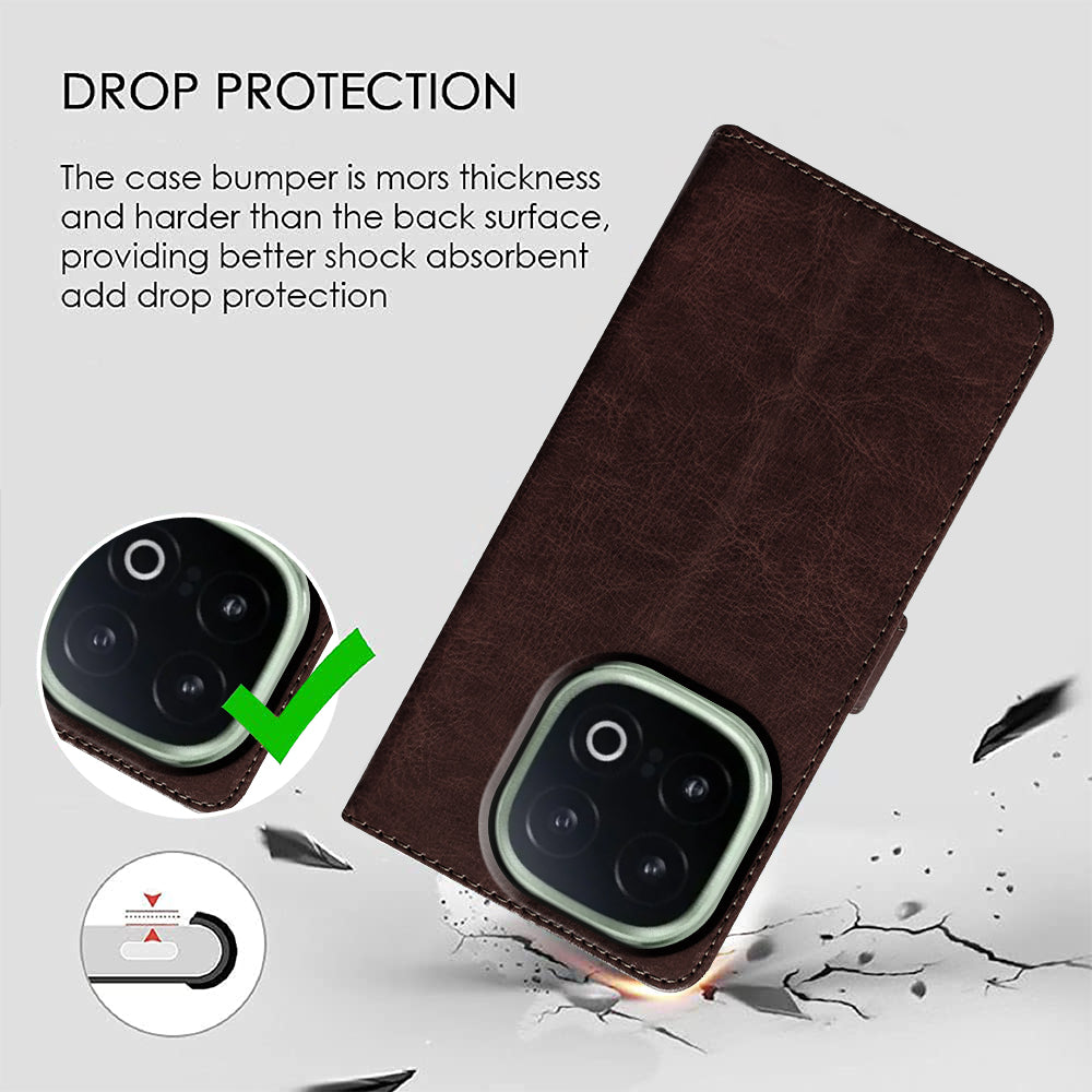 Premium Wallet Flip Cover for iQOO 13 5G