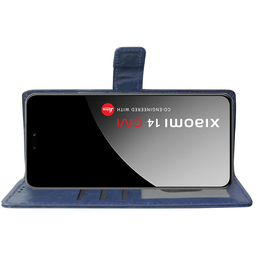 Premium Wallet Flip Cover for Mi 14 CIVI 5G
