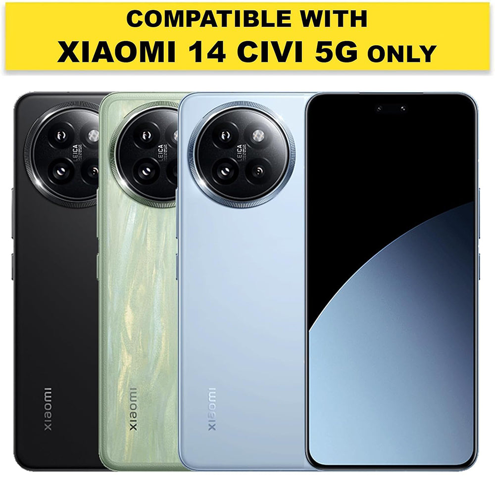 Premium Wallet Flip Cover for Mi 14 CIVI 5G