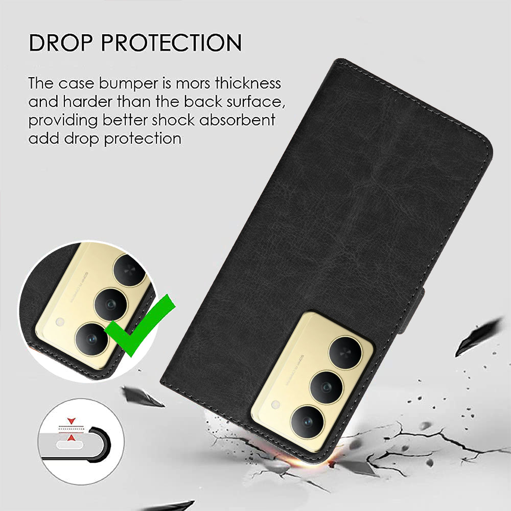 Premium Wallet Flip Cover for Realme Narzo 80x 5G