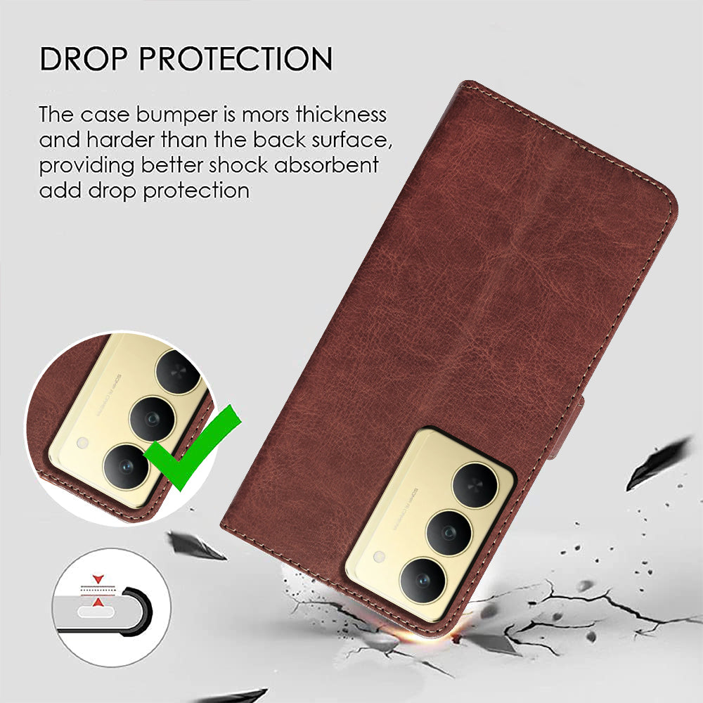 Premium Wallet Flip Cover for Realme Narzo 80x 5G