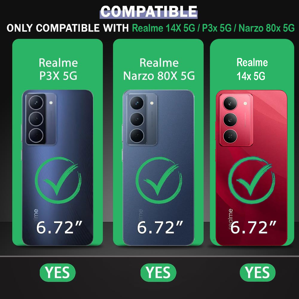 Premium Wallet Flip Cover for Realme Narzo 80x 5G