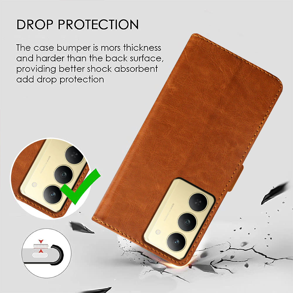 Premium Wallet Flip Cover for Realme Narzo 80x 5G