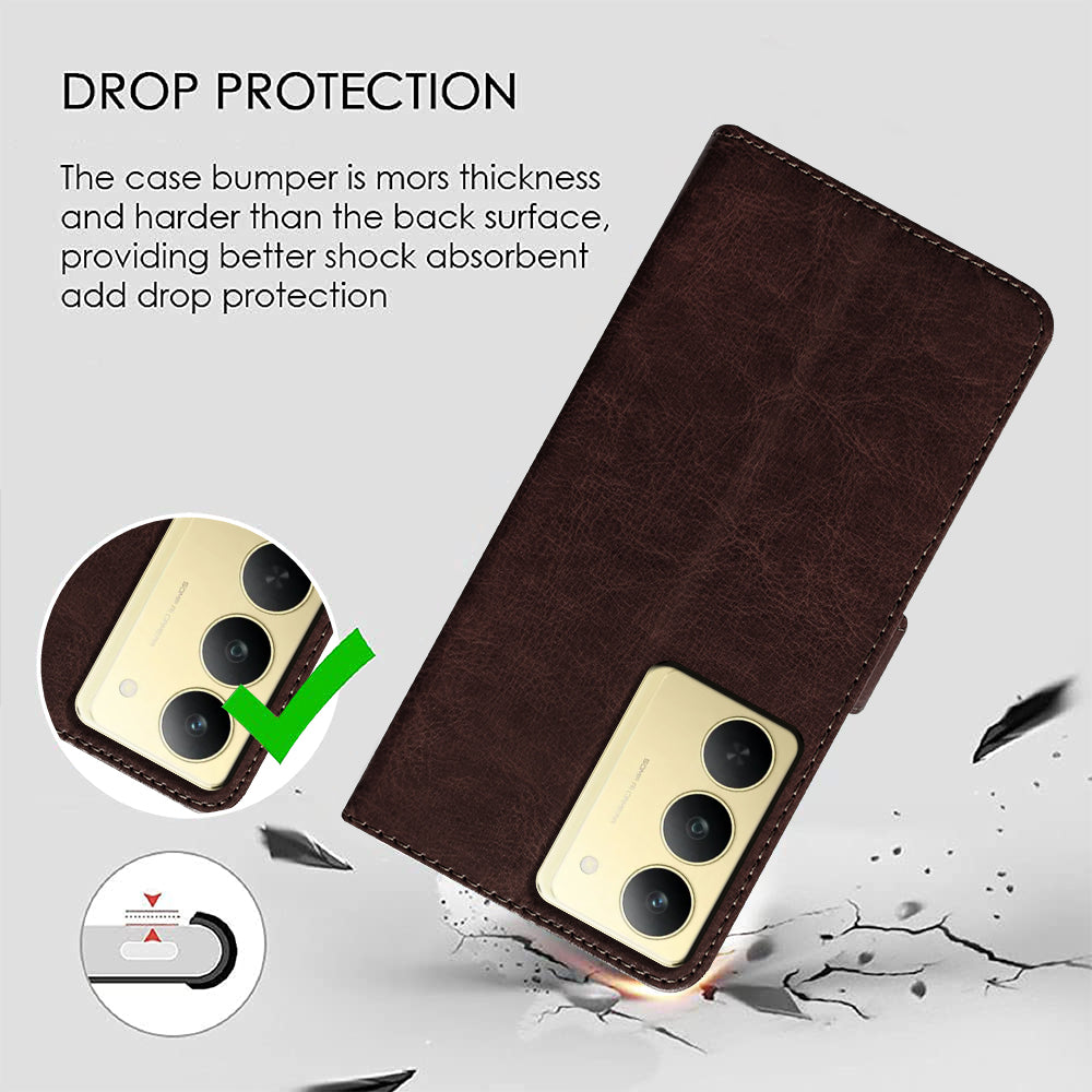 Premium Wallet Flip Cover for Realme Narzo 80x 5G