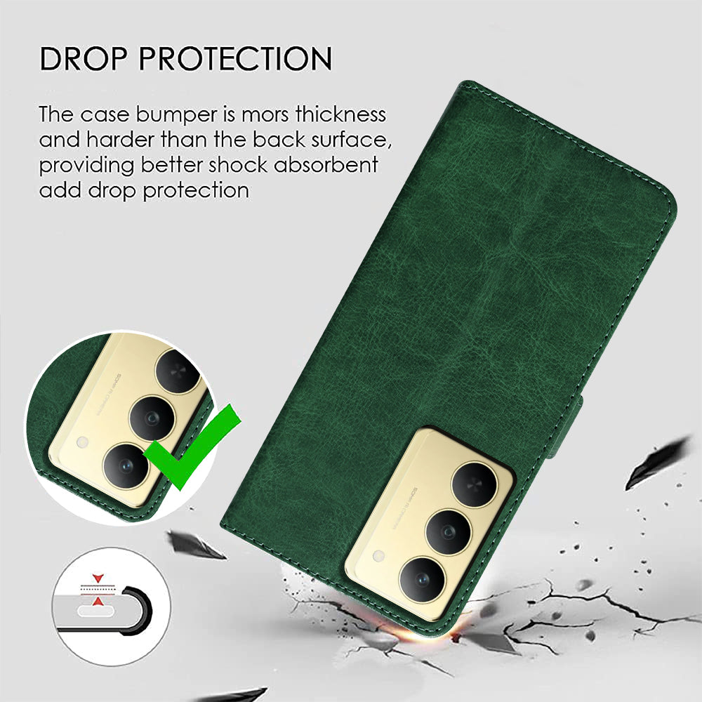 Premium Wallet Flip Cover for Realme Narzo 80x 5G
