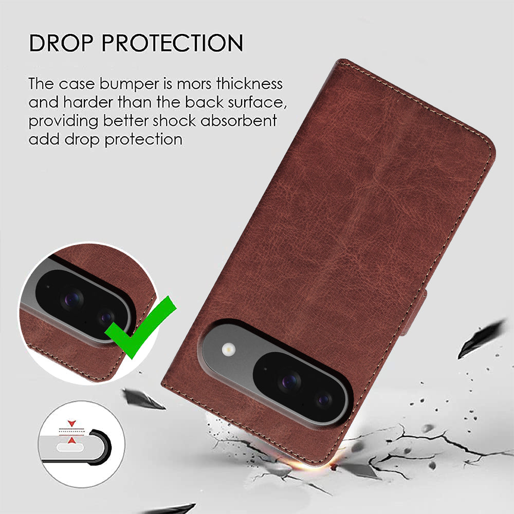 Premium Wallet Flip Cover for Google Pixel 9 5G / Pixel 9 Pro 5G