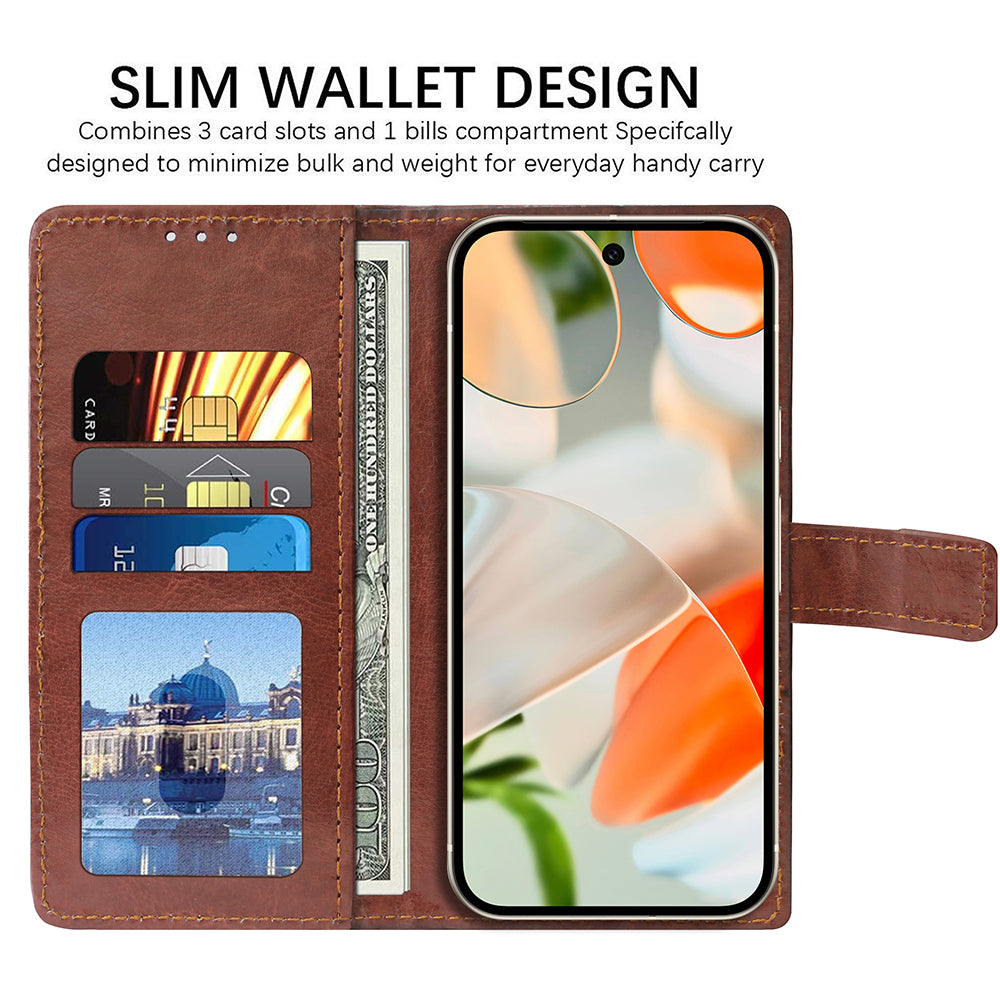 Premium Wallet Flip Cover for Google Pixel 9 5G / Pixel 9 Pro 5G