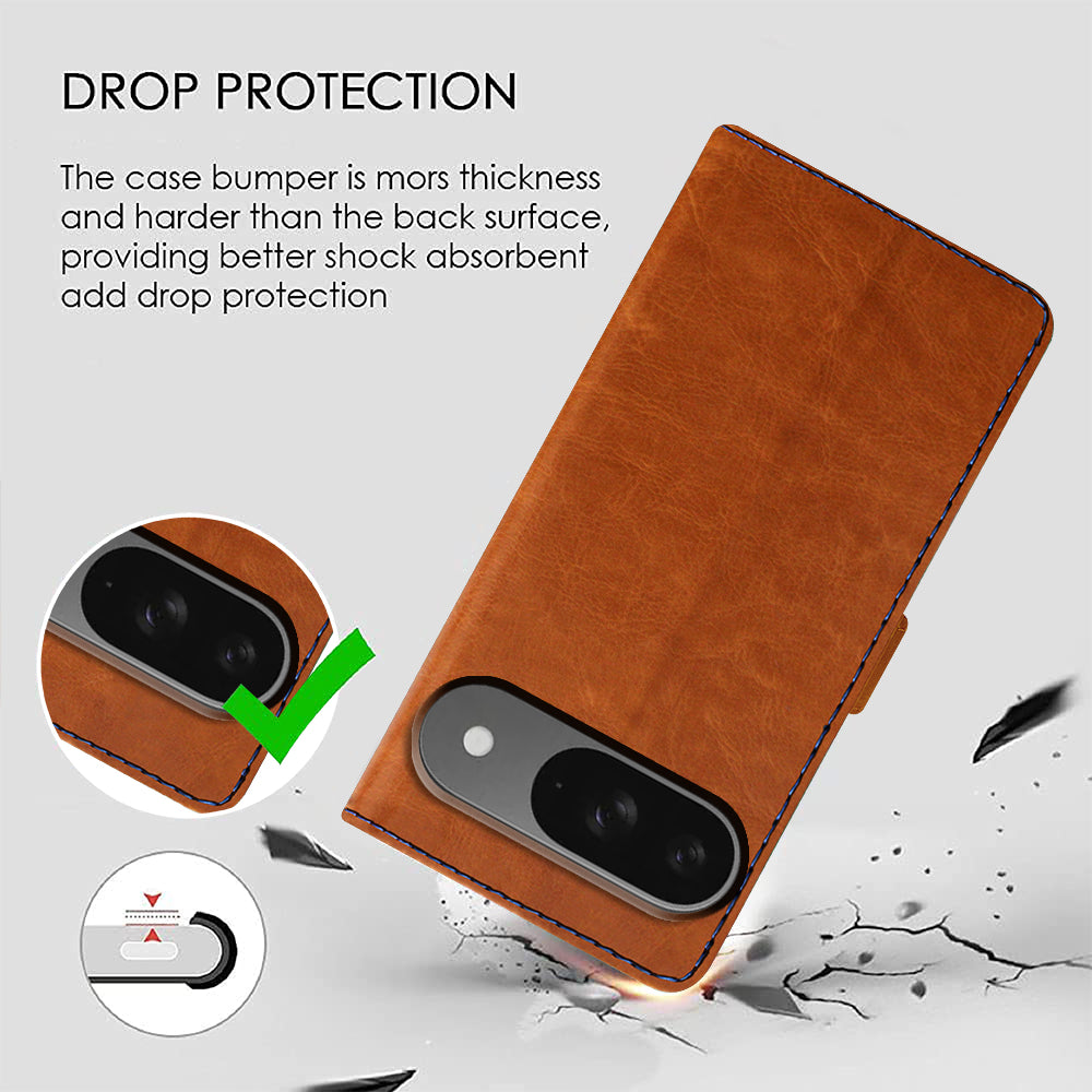 Premium Wallet Flip Cover for Google Pixel 9 5G / Pixel 9 Pro 5G