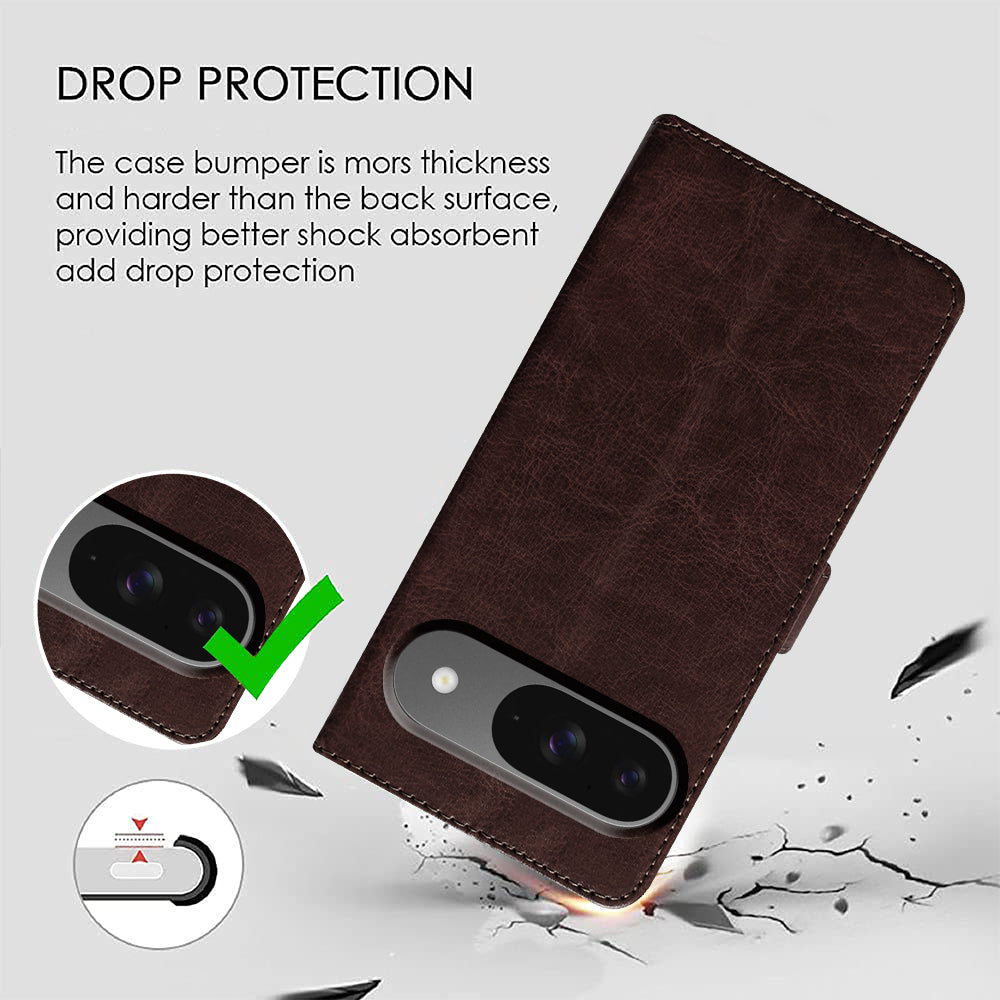 Premium Wallet Flip Cover for Google Pixel 9 5G / Pixel 9 Pro 5G