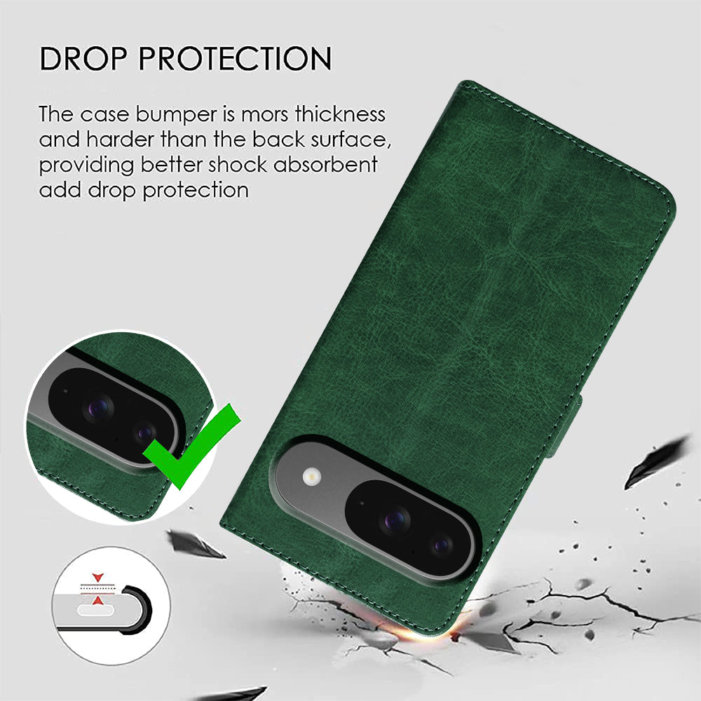 Premium Wallet Flip Cover for Google Pixel 9 5G / Pixel 9 Pro 5G