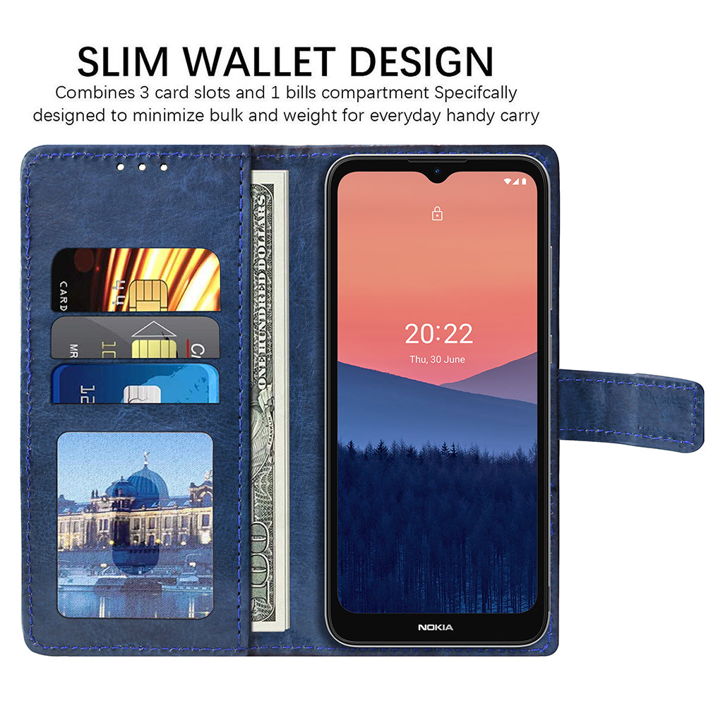 Premium Wallet Flip Cover for Nokia C21 4G