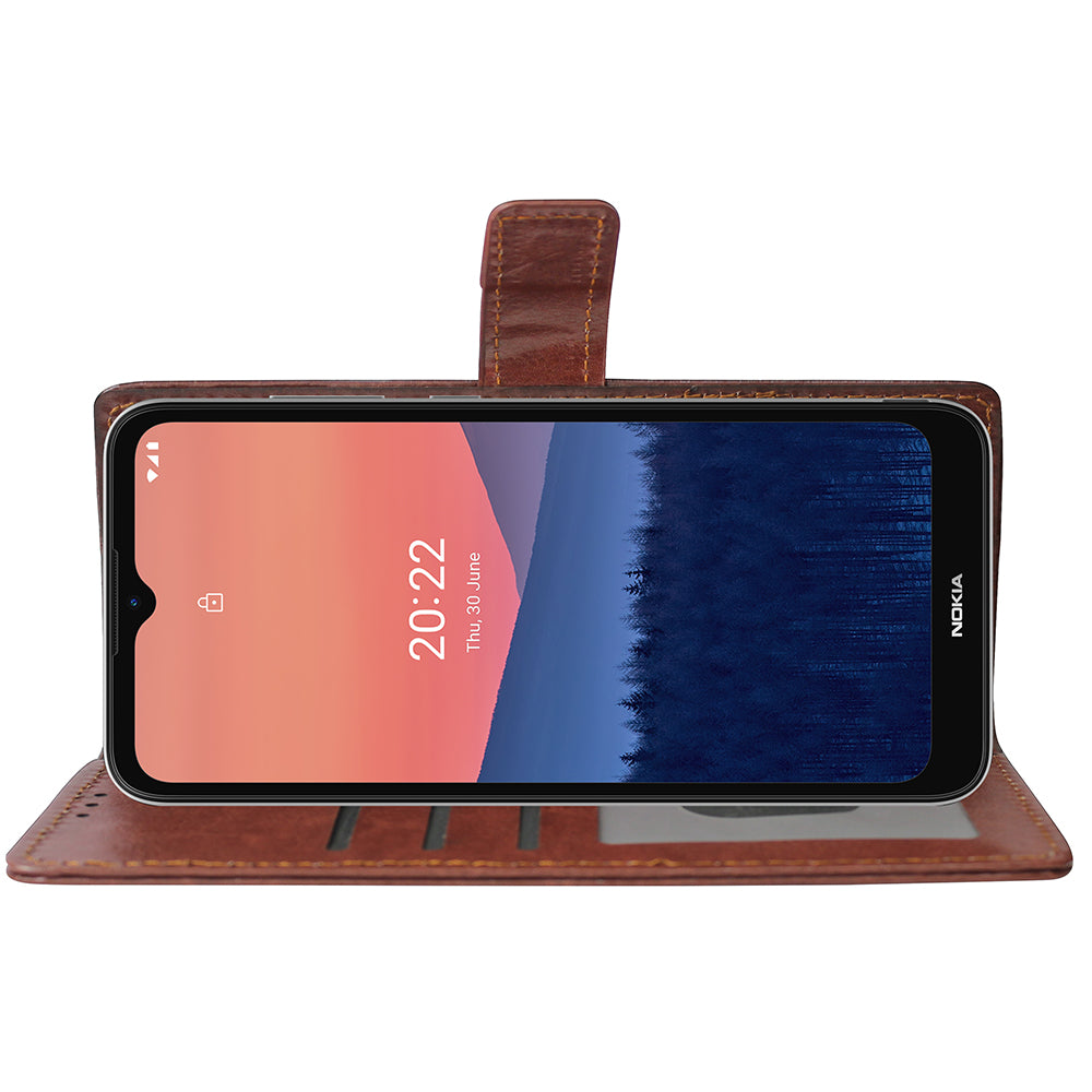 Premium Wallet Flip Cover for Nokia C21 4G