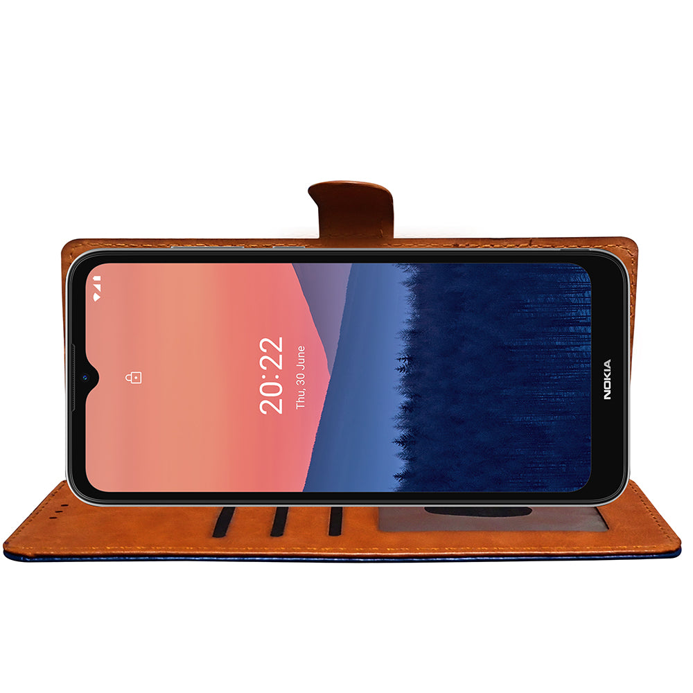 Premium Wallet Flip Cover for Nokia C21 4G