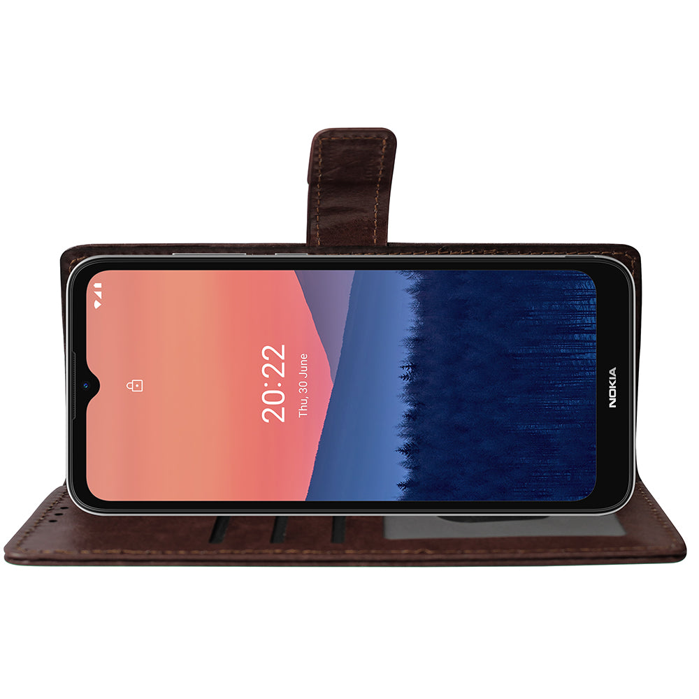 Premium Wallet Flip Cover for Nokia C21 4G