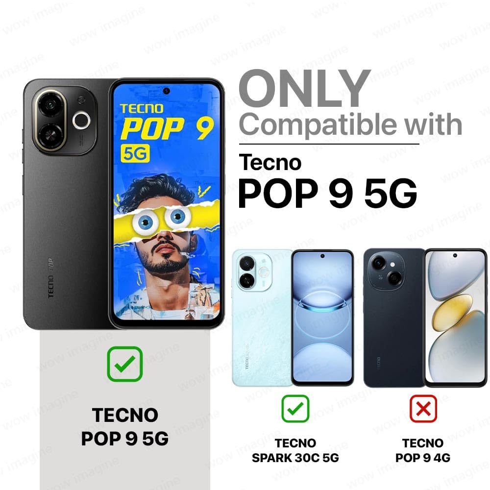 Premium Wallet Flip Cover for Tecno Pop 9 5G