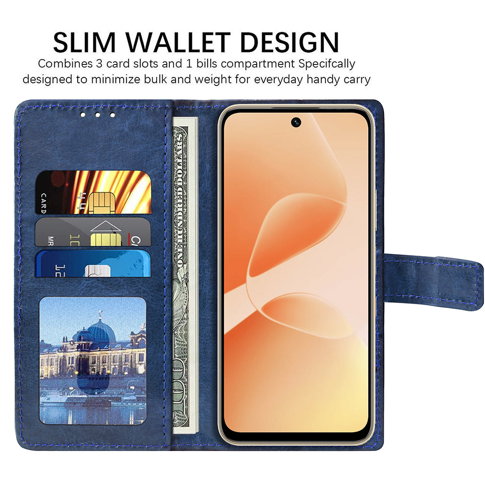 Premium Wallet Flip Cover for Infinix Hot 60 5G