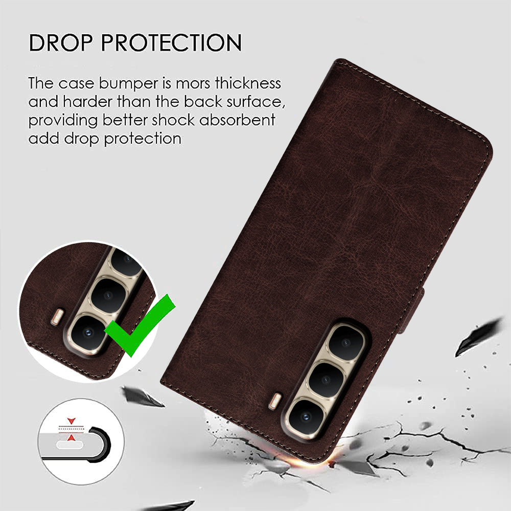 Premium Wallet Flip Cover for Infinix Hot 60 5G