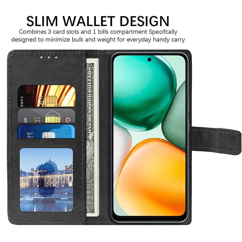 Premium Wallet Flip Cover for Honor X7c 5G