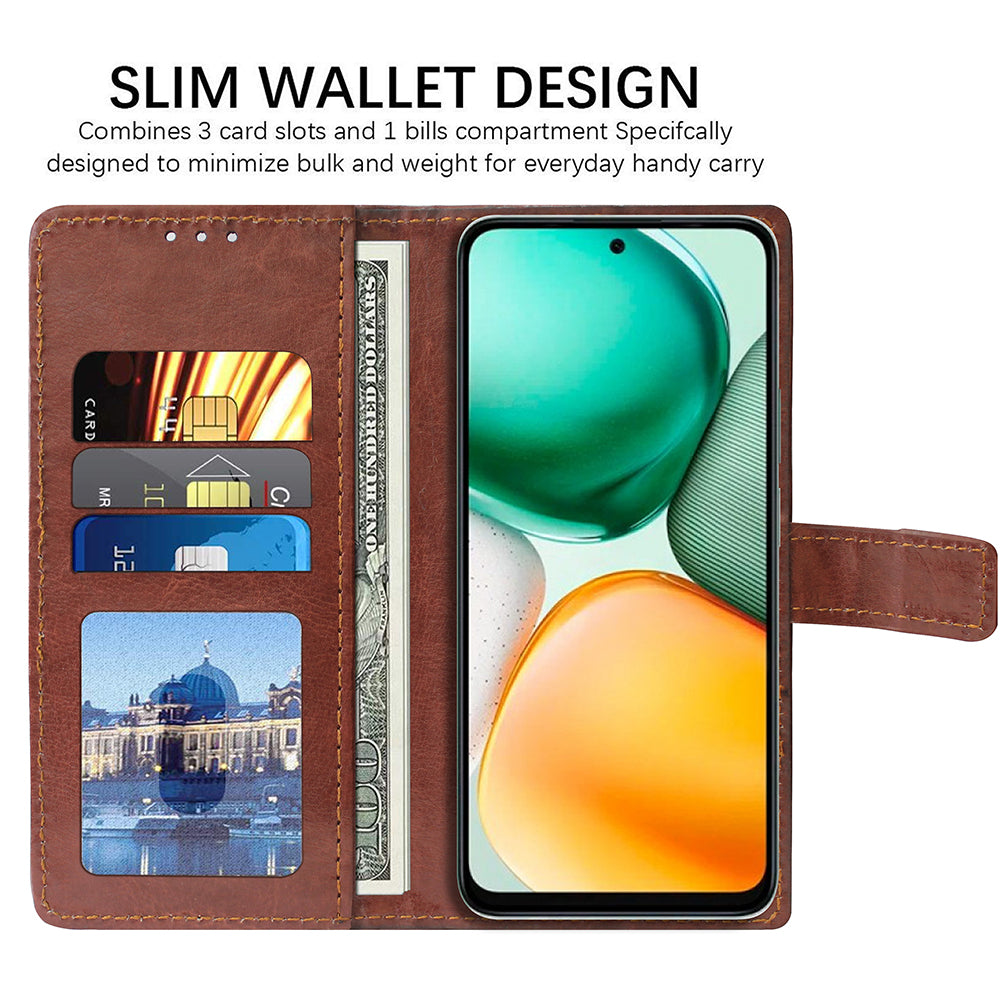 Premium Wallet Flip Cover for Honor X7c 5G