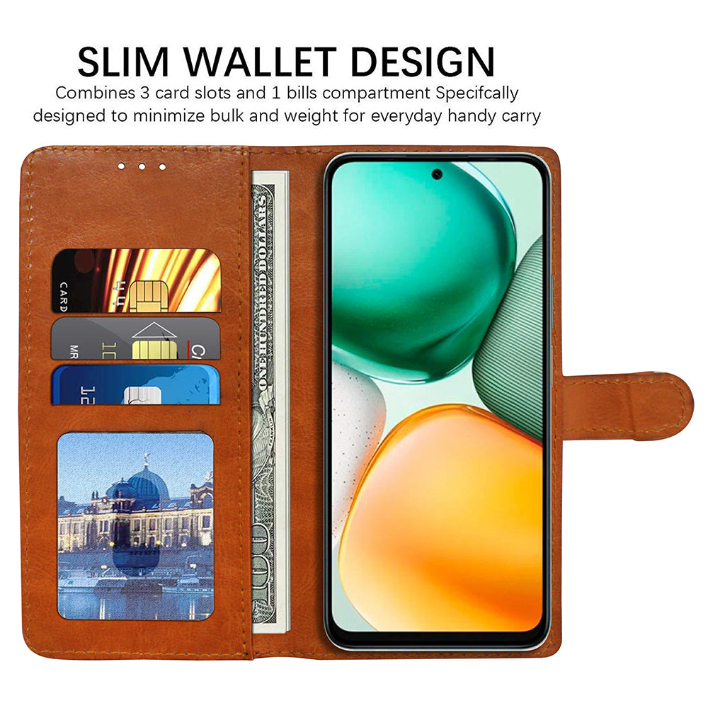 Premium Wallet Flip Cover for Honor X7c 5G