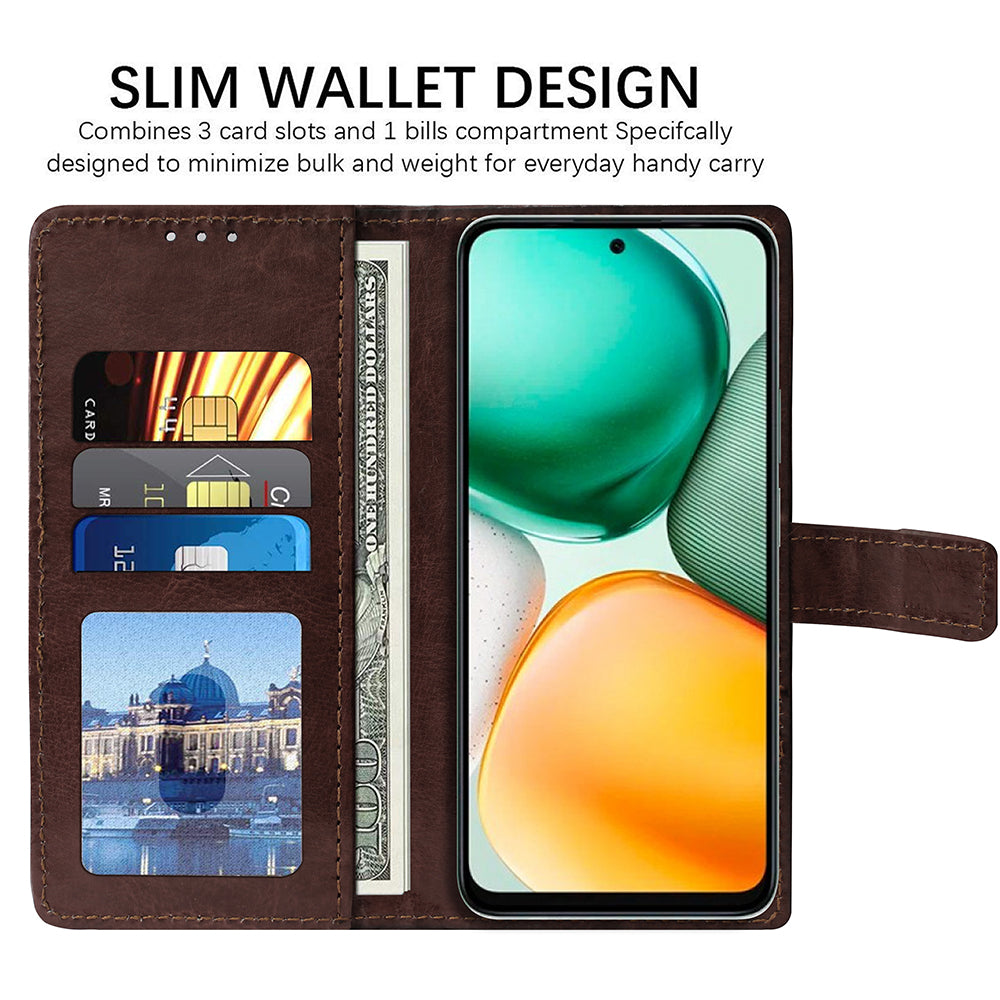 Premium Wallet Flip Cover for Honor X7c 5G