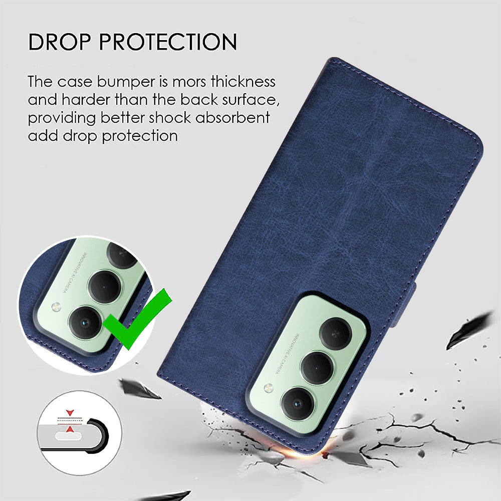 Premium Wallet Flip Cover for Mi Redmi 15 5G