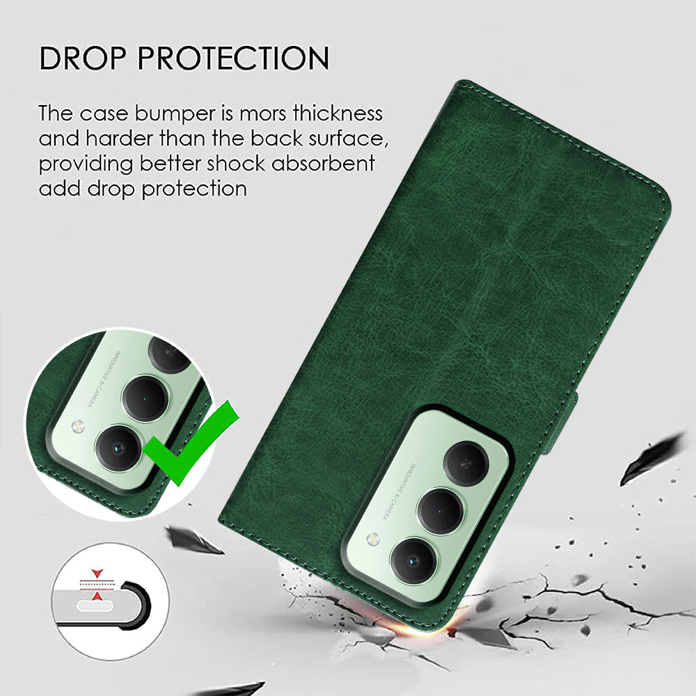 Premium Wallet Flip Cover for Mi Redmi 15 5G