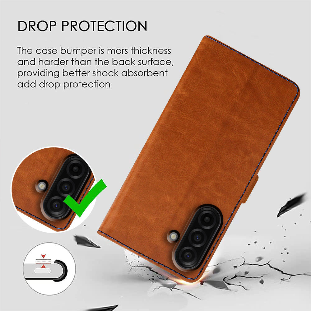 Premium Wallet Flip Cover for Samsung Galaxy A17 5G