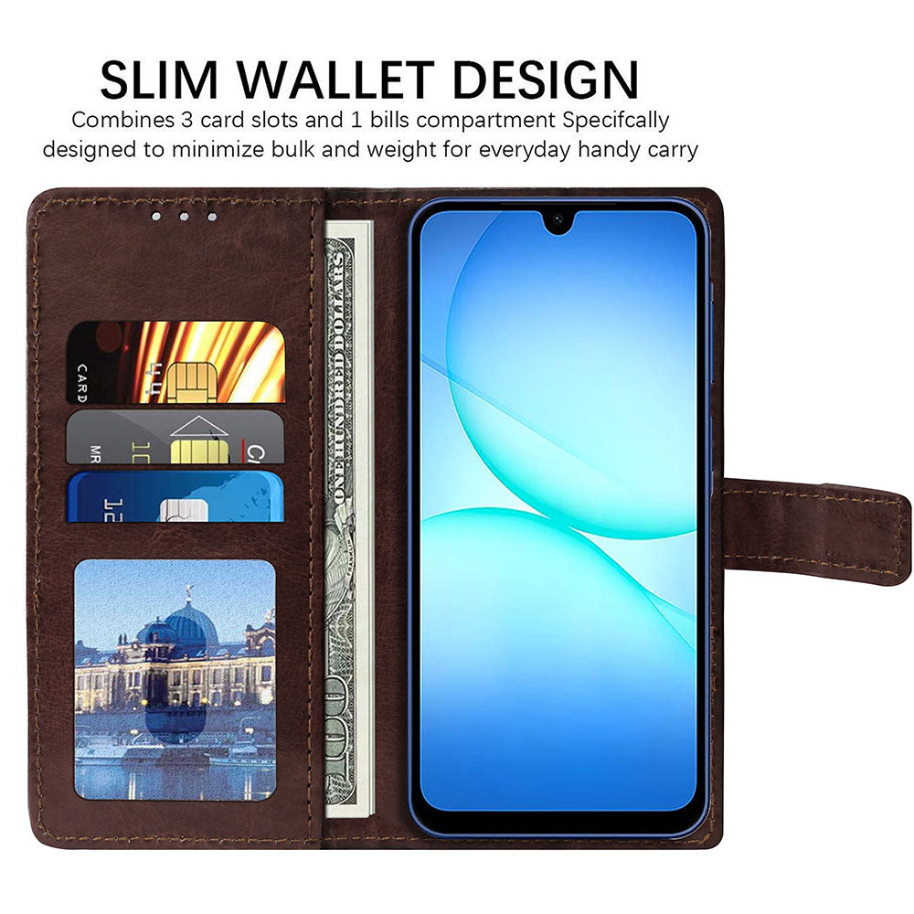 Premium Wallet Flip Cover for Samsung Galaxy A17 5G