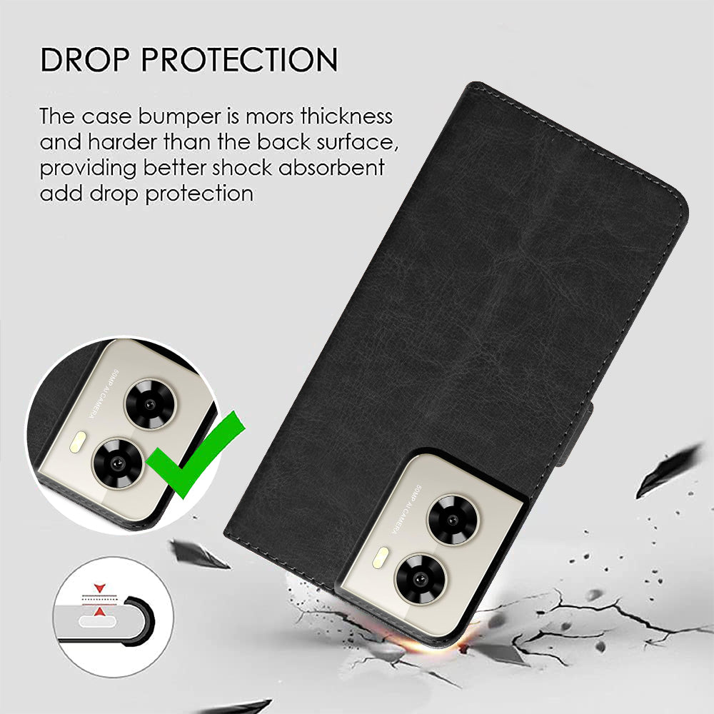 Premium Wallet Flip Cover for Lava Blaze Dragon 5G