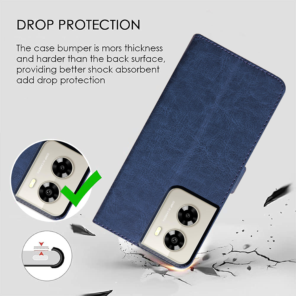 Premium Wallet Flip Cover for Lava Blaze Dragon 5G