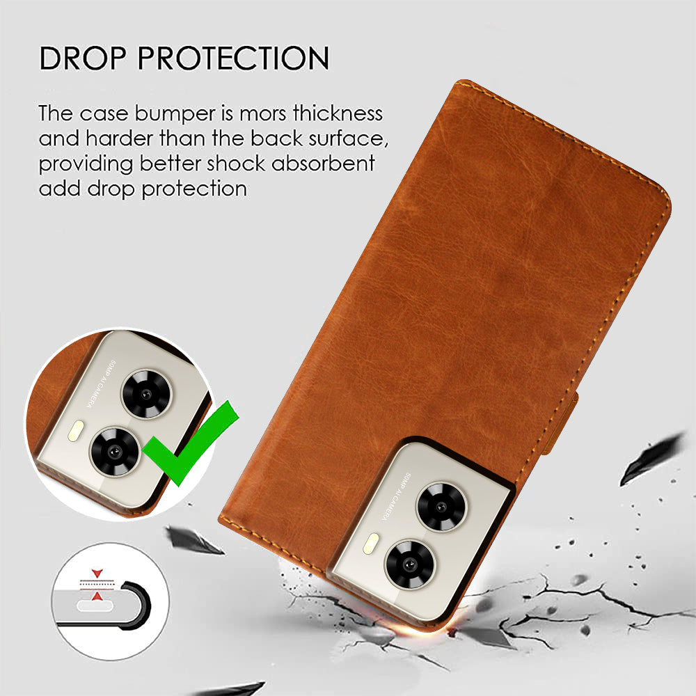 Premium Wallet Flip Cover for Lava Blaze Dragon 5G