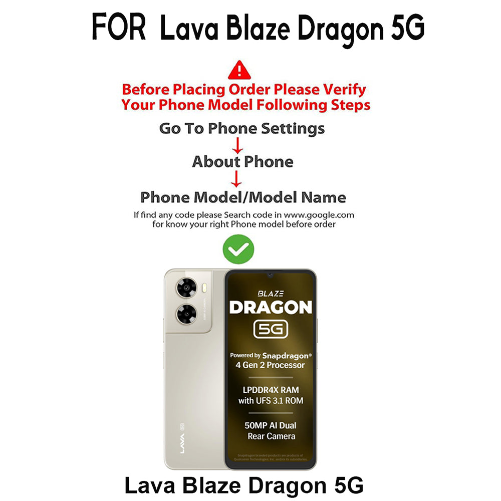 Premium Wallet Flip Cover for Lava Blaze Dragon 5G