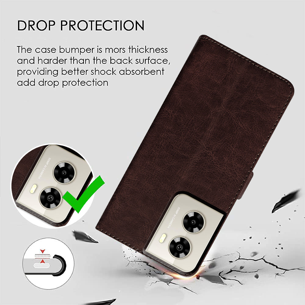 Premium Wallet Flip Cover for Lava Blaze Dragon 5G