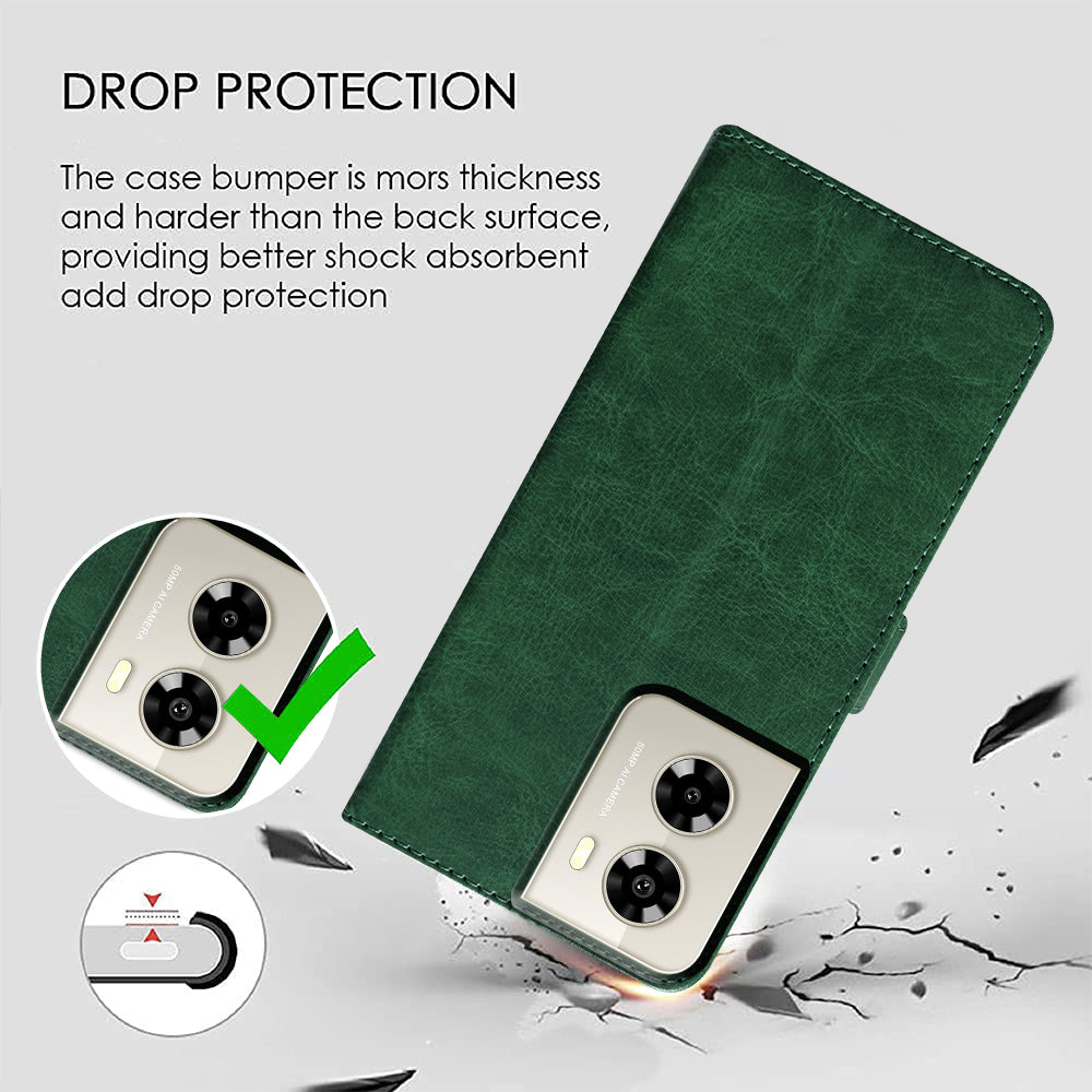 Premium Wallet Flip Cover for Lava Blaze Dragon 5G