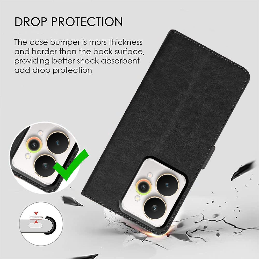 Premium Wallet Flip Cover for Realme 15 Pro 5G