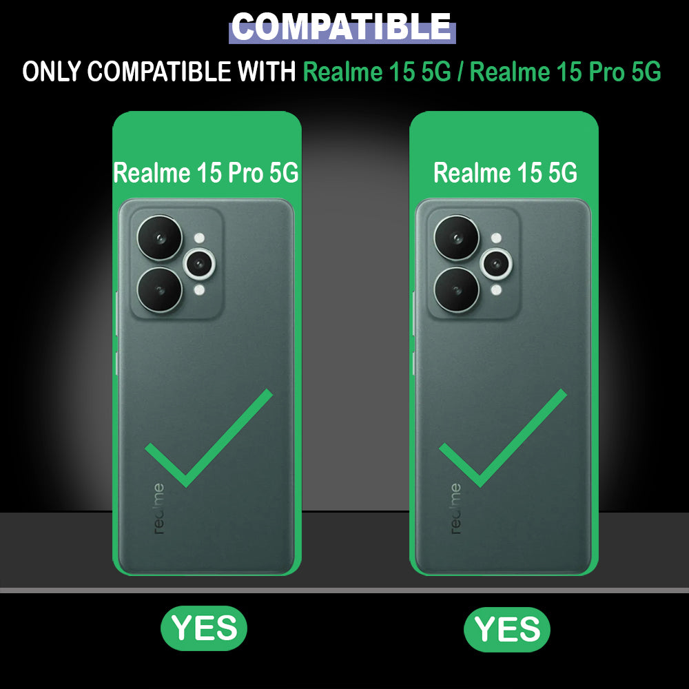 Premium Wallet Flip Cover for Realme 15 Pro 5G