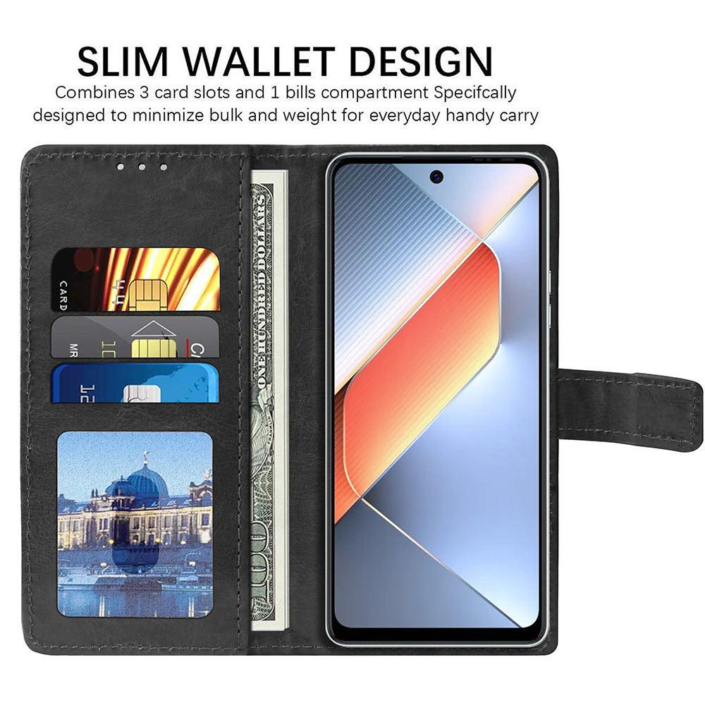 Premium Wallet Flip Cover for Tecno Pova 6 Neo 4G
