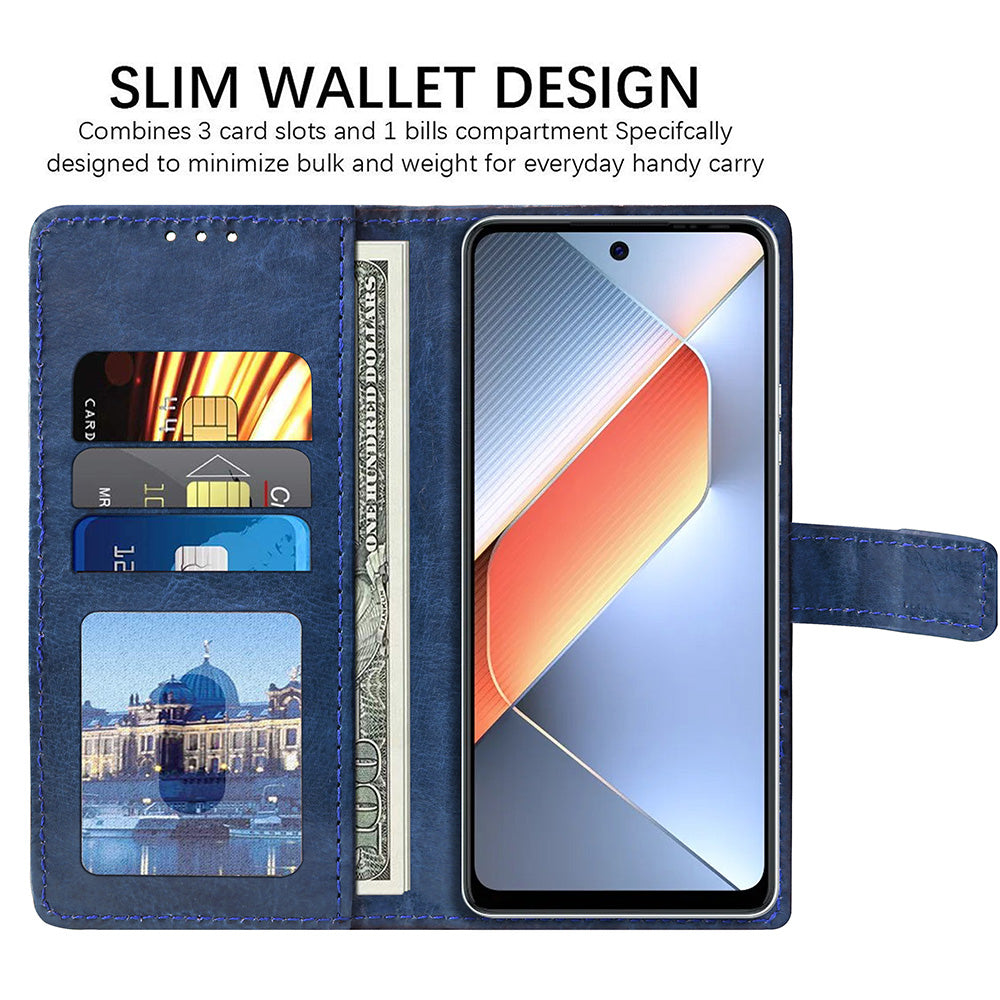 Premium Wallet Flip Cover for Tecno Pova 6 Neo 4G