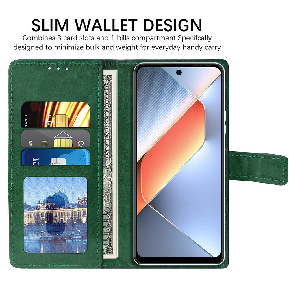 Premium Wallet Flip Cover for Tecno Pova 6 Neo 4G