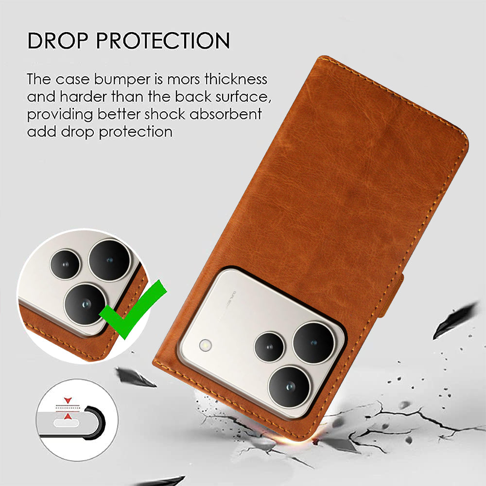 Premium Wallet Flip Cover for Realme P4 5G