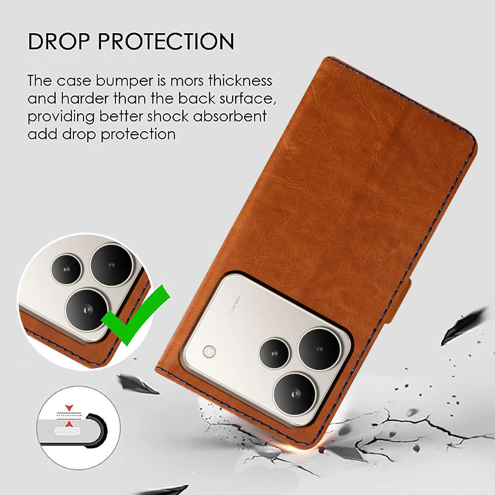 Premium Wallet Flip Cover for Realme P4 5G