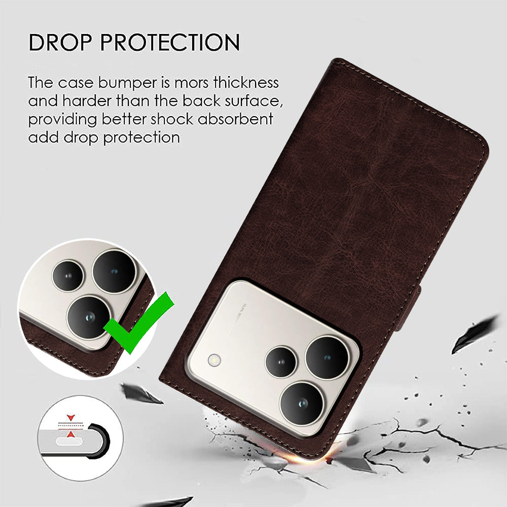 Premium Wallet Flip Cover for Realme P4 5G
