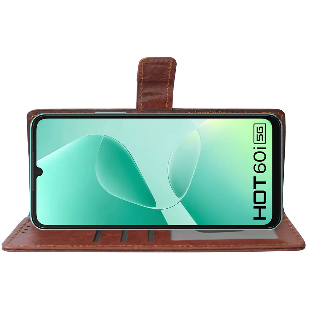 Premium Wallet Flip Cover for Infinix Hot 60i 5G
