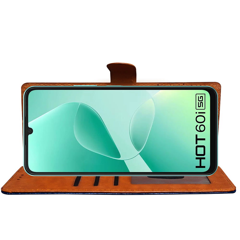 Premium Wallet Flip Cover for Infinix Hot 60i 5G