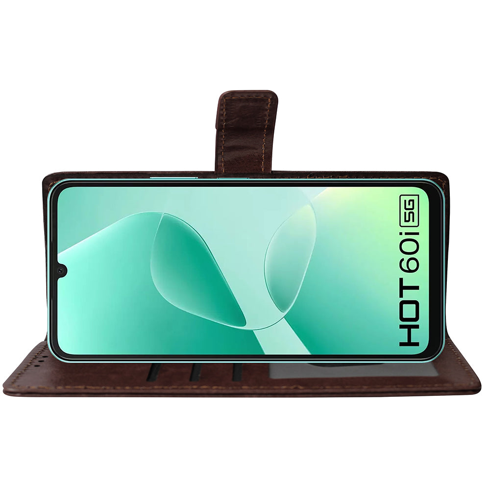 Premium Wallet Flip Cover for Infinix Hot 60i 5G