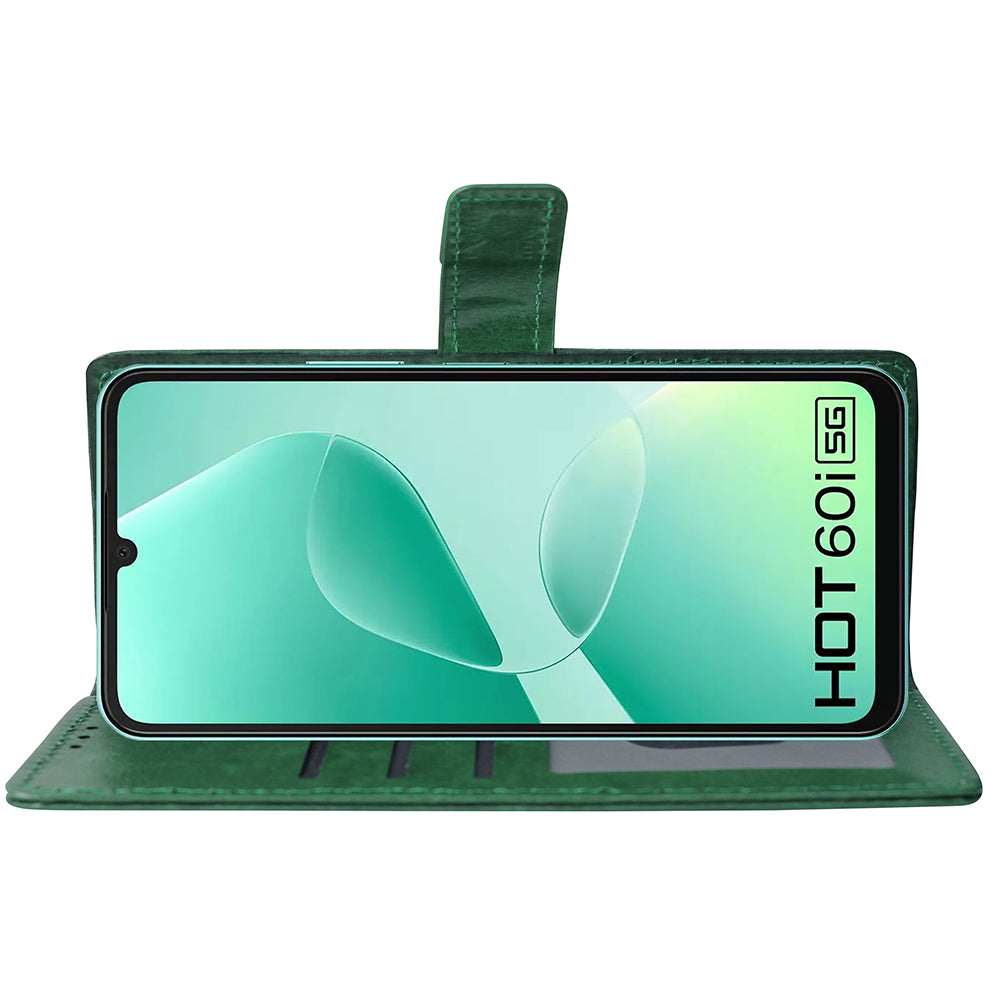 Premium Wallet Flip Cover for Infinix Hot 60i 5G