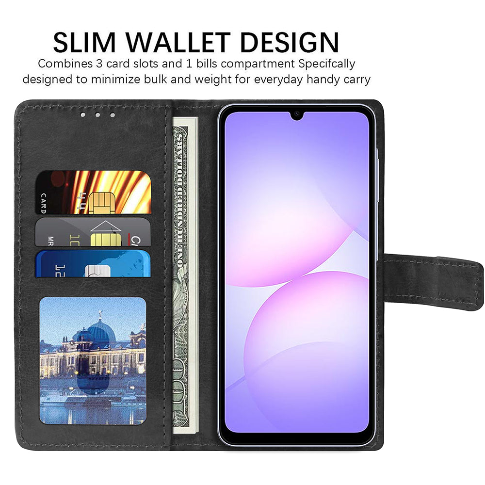 Premium Wallet Flip Cover for Samsung Galaxy A07 4G