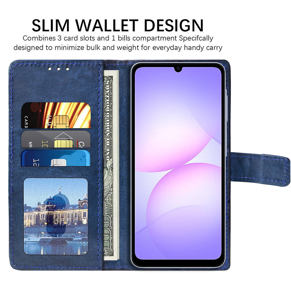 Premium Wallet Flip Cover for Samsung Galaxy A07 4G