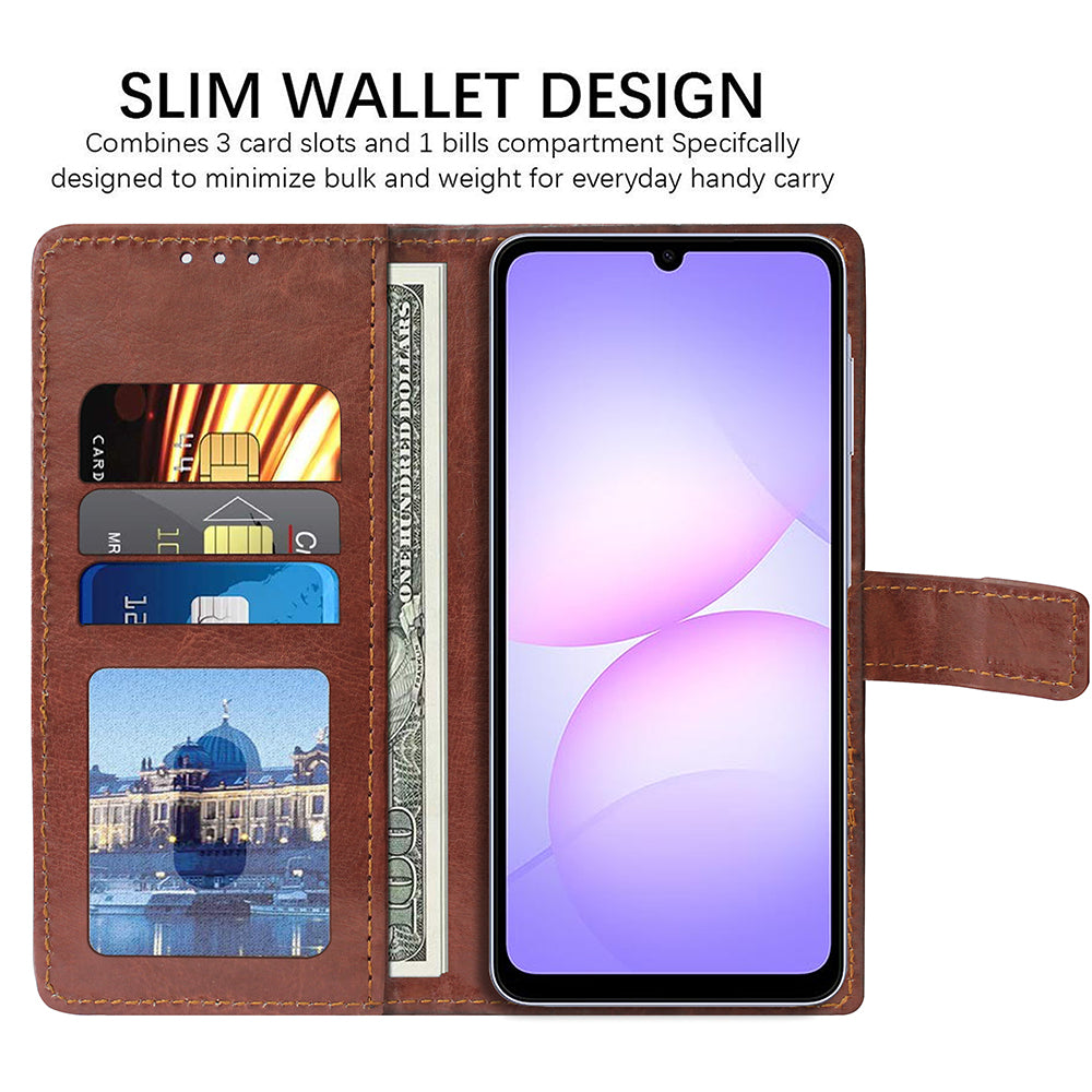 Premium Wallet Flip Cover for Samsung Galaxy A07 4G